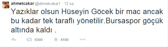 Ahmet Çakar'dan Fenerbahçelileri kızdıracak tweet