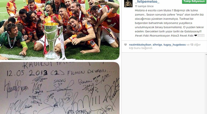 Felipe Melo'dan Fenerbahçe'ye gönderme!