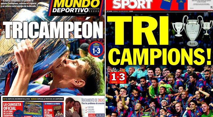 İspanyol basınından Barcelona'ya övgü