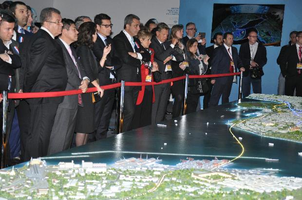 Dev İstanbul maketi Fransa'da tanıtıldı