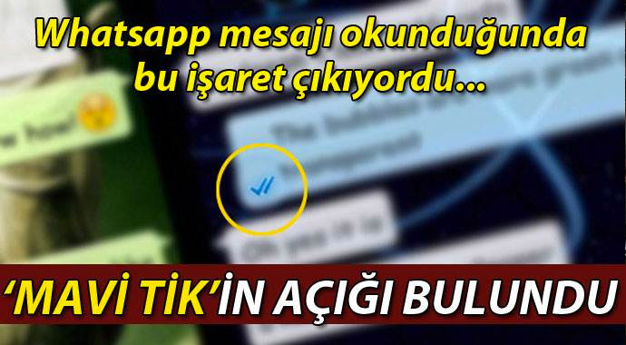 Whatsapp'ta 'mavi tık'ın anlamı nedir? (Mavi tık kurtulma yöntemleri)