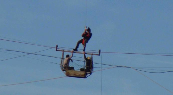 Şile'de teleferik kabusu! Halat koptu, 4 saat mahsur kaldırlar