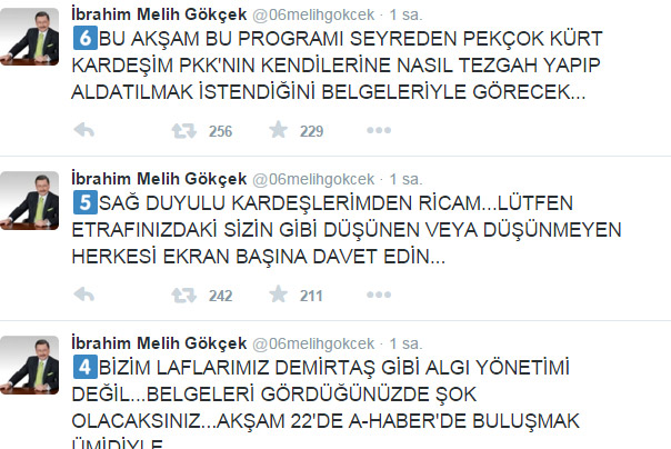 Melih Gökçek Ankara'daki saldırıyı kimin yaptığını açıkladı