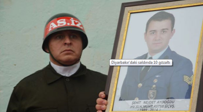 Diyarbakır'daki saldırıda 10 gözaltı