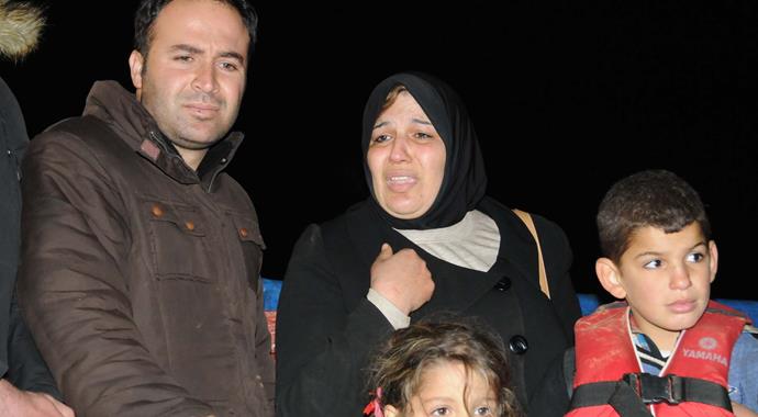 Yakalanan mülteciler tahliye edildi