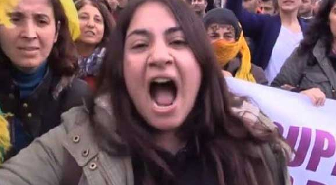 IŞİD'e karşı savaşan Kürt kızına gözaltı