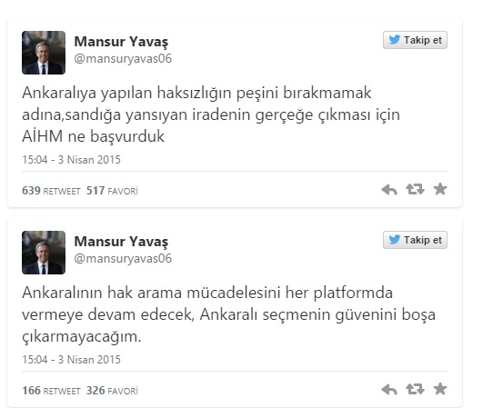 Mansur Yavaş AİHM'e gidiyor!