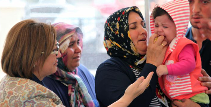 Fatma Şahin gözyaşlarına boğuldu