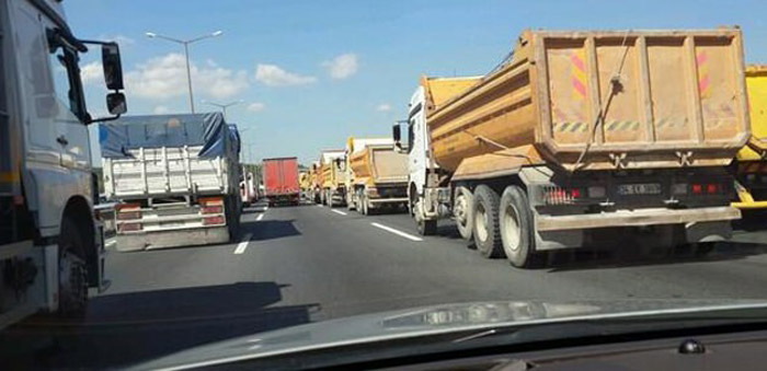 O araçlar İstanbul'a uğramadan geçecek