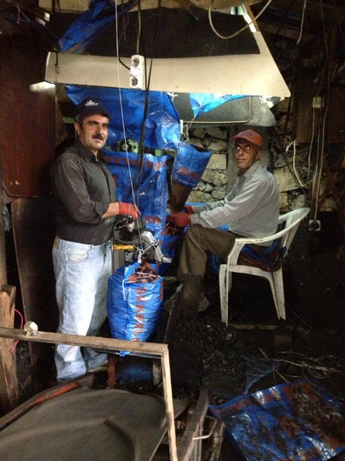 Karaman'daki maden ocağının fotoğrafları