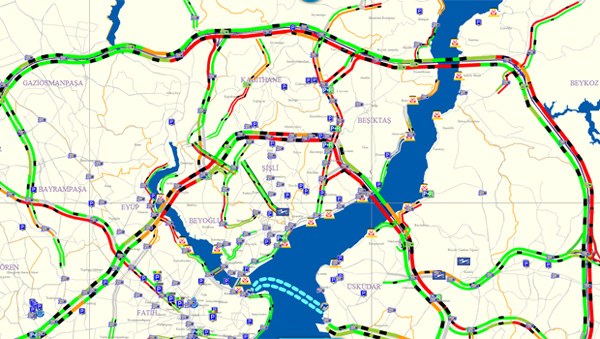 İstanbul trafiğini kilitleyen kaza