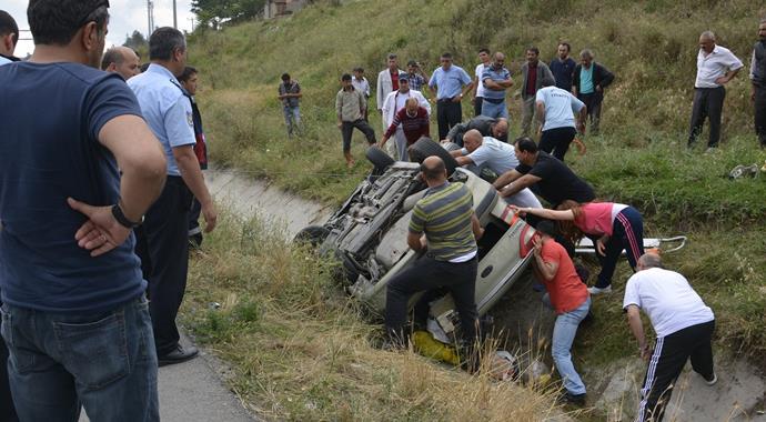 Sungurlu'da feci kaza: 6 yaralı