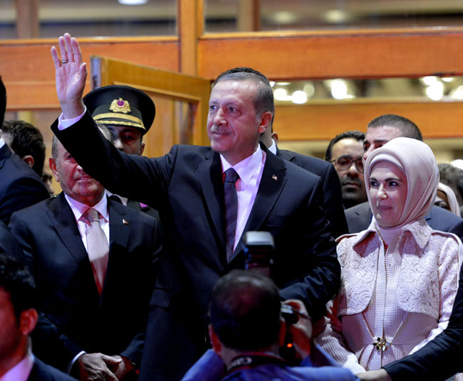 Erdoğan'a İstanbul'da büyük karşılama