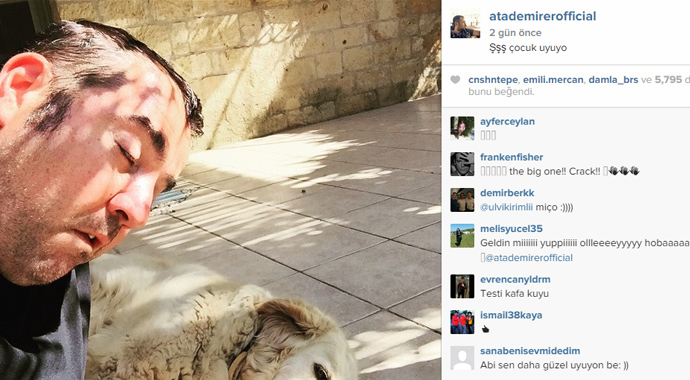 Ata Demirer'in bu pozu sosyal medyayı salladı