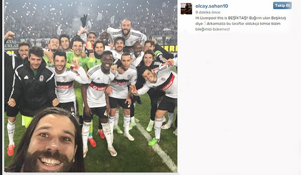 Olcay'dan Liverpool'a mesaj: 'Hi Liverpool this is Beşiktaş'
