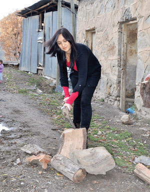 Fedakar köy öğretmenleri!