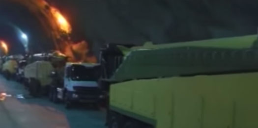 İran'ın gizli füze üssünden görüntüler