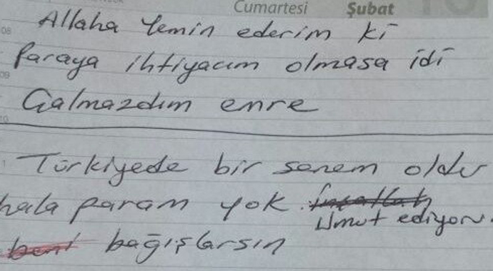 Suriyeli işçi patronuna bunu yaptı, geride bıraktığı not ise...