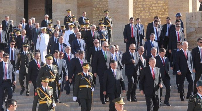 Erdoğan 30 Ağustos töreninde konuştu