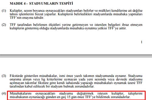 Galatasaray'ın stat başvurusu reddedildi