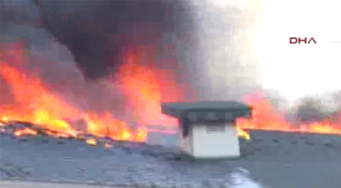 Antalya'da 5 yıldızlı otel cayır cayır yanıyor