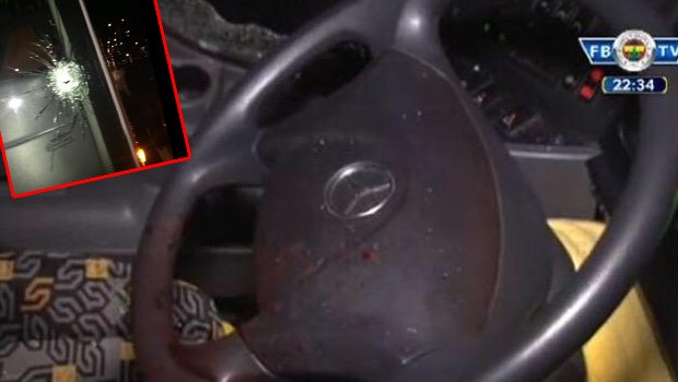 Fenerbahçe otobüsüne Trabzon'da silahlı saldırı