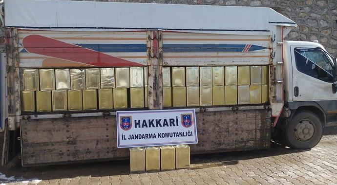 4 ton kaçak kuyruk yağı yakalandı