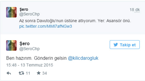 CHP'nin kedisi Şero'dan ilginç tweet