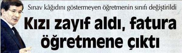 Cumhuriyet gazetesinden Davutoğlu tekzibi