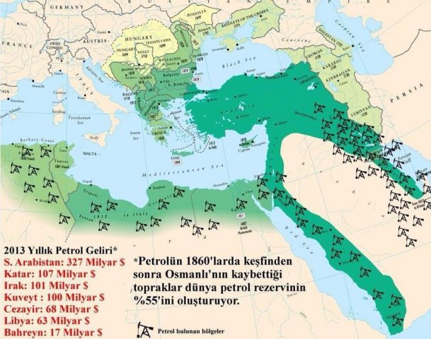 Osmanlı'nın topraklarından petrol fışkırıyordu
