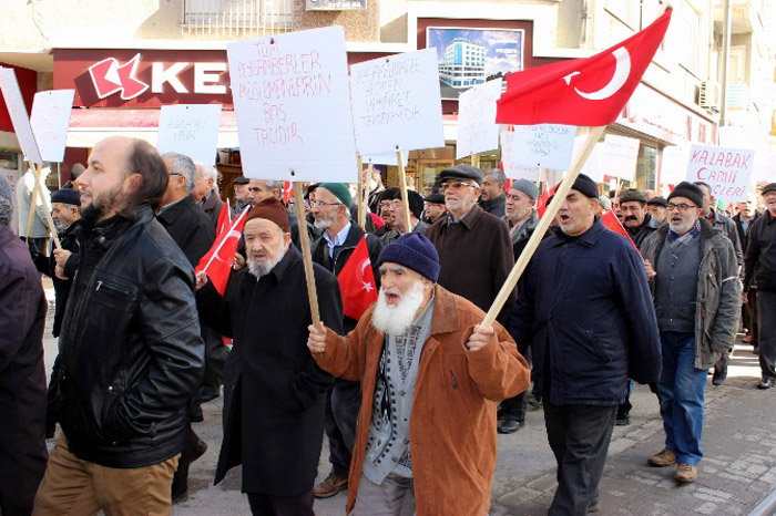 Eskişehirde 'Peygambere Saygı' yürüyüşü