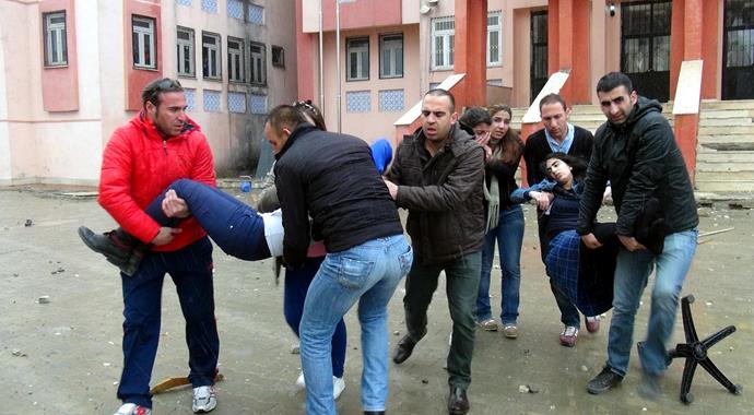 Van'da güvenlik kamerası gerginliği