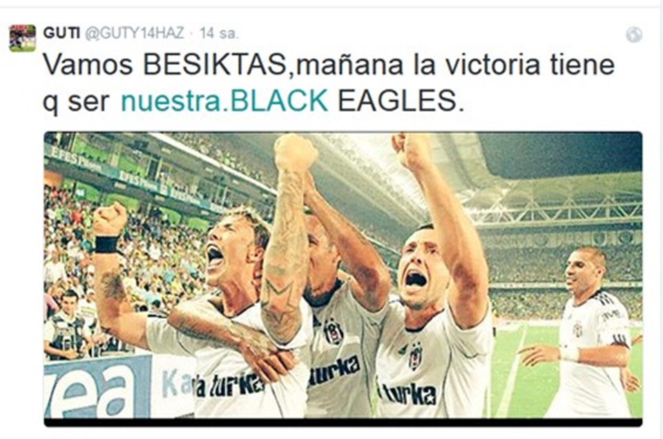 Guti'den eski takımına derbi mesajı