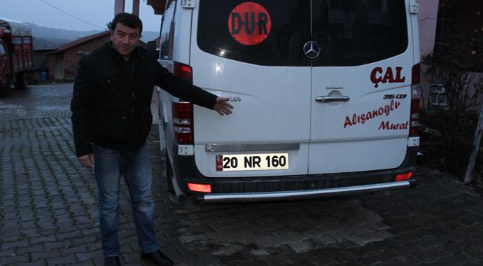 İşte milyoner yapan minibüs ve plakası