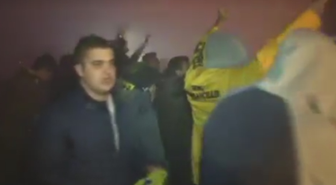 Gaziantep'te Fenerbahçe'ye olaylı karşılama