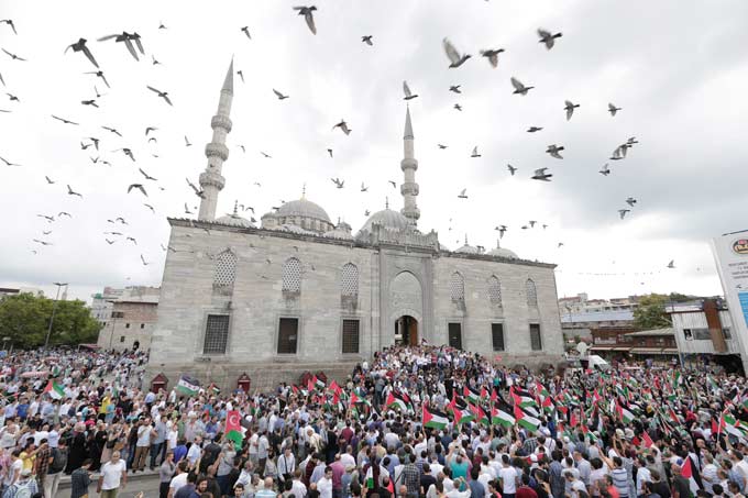Türkiye Gazze için ayakta
