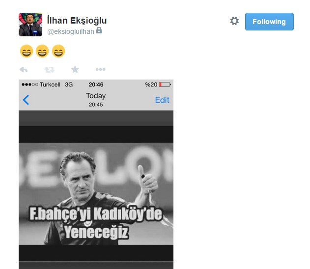 Fenerbahçe'den Prandelli paylaşımı