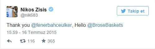 Fenerbahçe'den ayrıldığını Twitter'dan duyurdu!