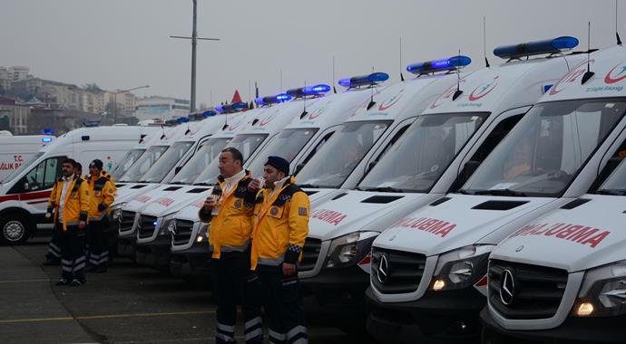 Gece uçabilen ambulans helikopter görevde