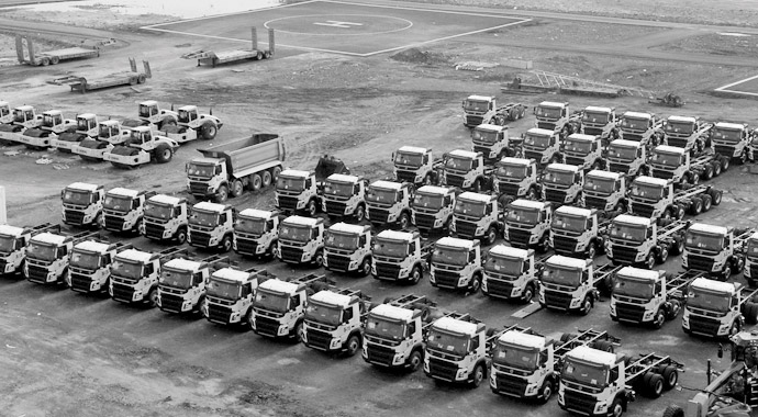 3. havalimanına 300 milyon avroluk dev makine parkı