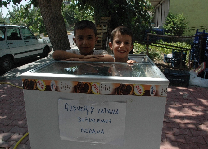 Kavurucu sıcaklara karşı ilginç çözüm