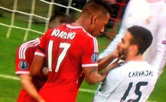 Ribery'den Real Madridli oyuncuya tokat!