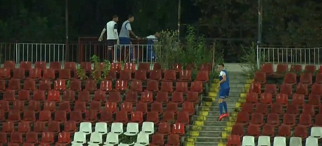 Bulgar taraftarlar İsrail takımını kovaladı