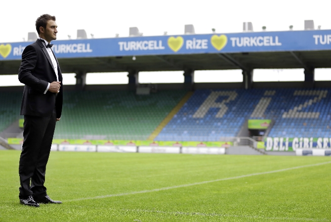 Böyle olur futbolcu düğünü