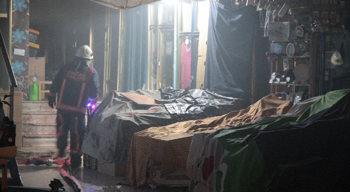 Kapalıçarşı'da yangın çıktı!