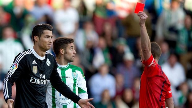 Ronaldo'nun kırmızı kart gördüğü kavga görüntüleri