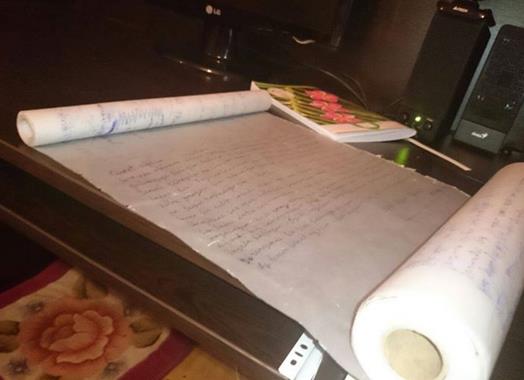 Tuğba Büyüküstün için 21 ülkeden 50 metrelik doğum günü mektubu