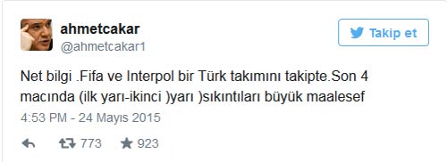 Ahmet Çakar'dan ortalığı karıştıran tweet