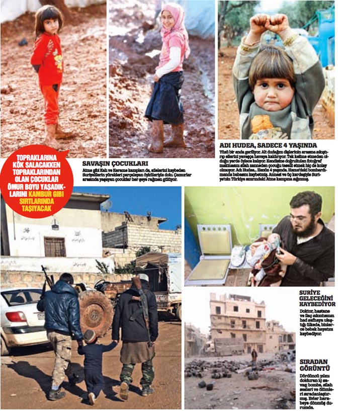500 bin mülteciye de Suriye'de bakıyoruz