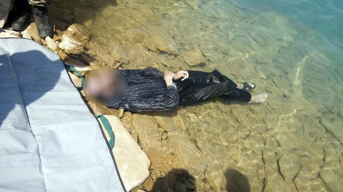 Barajda ceset bulundu!